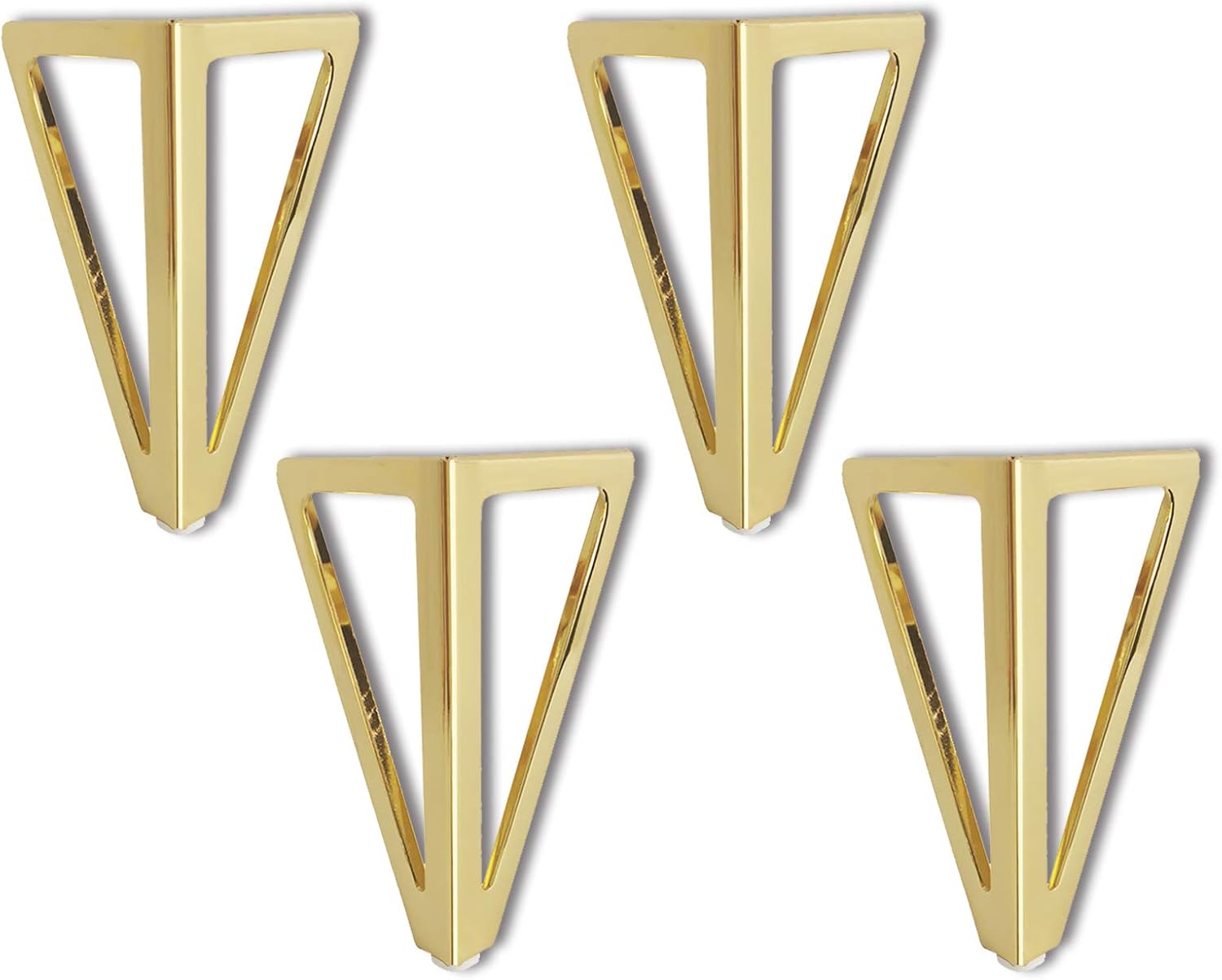 4er-set Ersatz-möbelbeine, 15 Cm, Dreieckig, Goldfarben, Diy-tischbeine Für Stühle, Möbel Und Sofas, Andere Möbelbeine