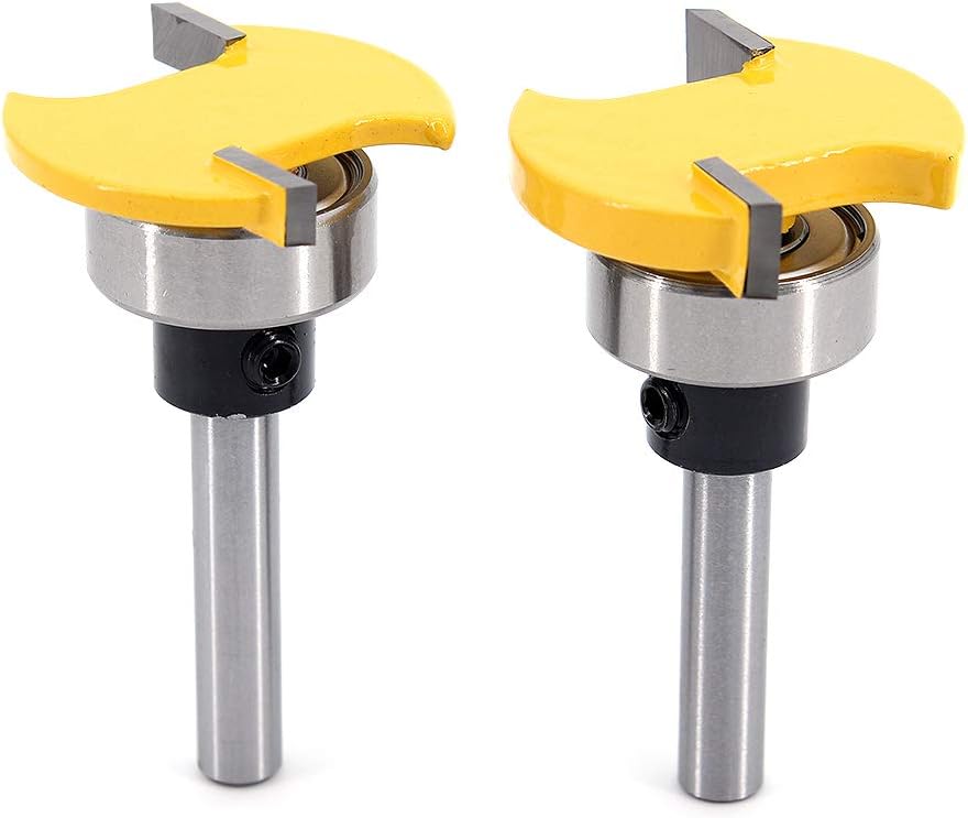 2 Stück 6-mm-schaft-fräser Mit Kugellager, Kreisfräser, Holzfräser
