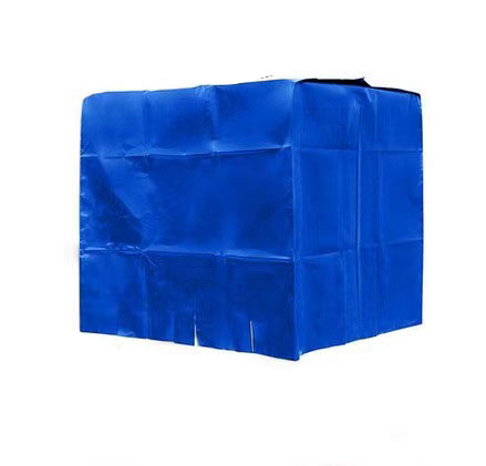 Wassertankabdeckung, Ibc-wassertankabdeckung Für 1000-liter-tanks, Schutzhülle Für Wassertanks, Staubdicht, Uv-beständig Und Regendicht, 120 X 100 X 116 Cm (blau)