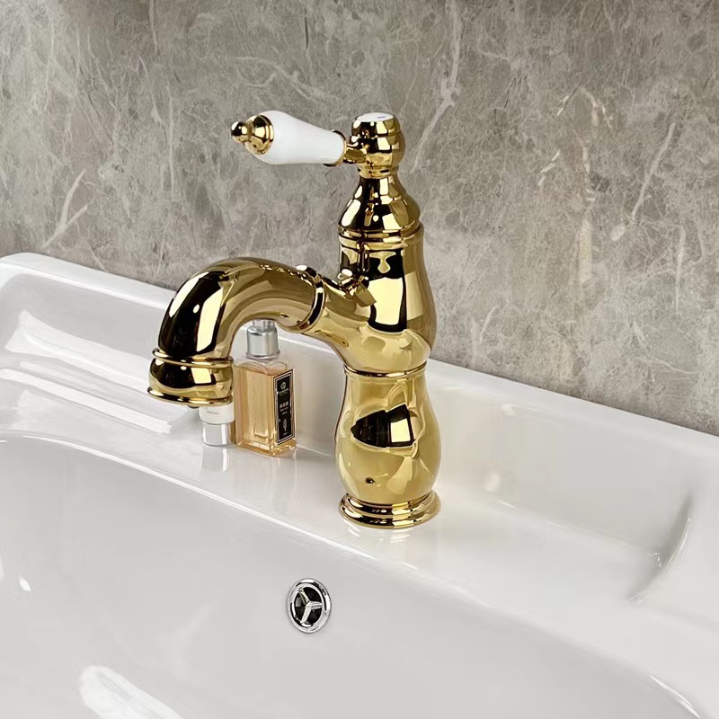 Goldener Küchenspülenhahn, Hochbogen-küchenhahn, Küchenspülenmischbatterie Mit Herausziehbarem Sprühkopf, Edelstahl