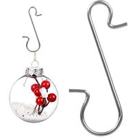 120 Stück Weihnachts-s-haken Für Weihnachtskugeln, Weihnachtsschmuck, Weihnachtsschmuck-haken, Weihnachtskugel-aufhänger, Weihnachtsbaum, Silber A