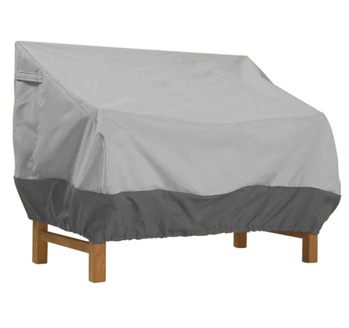 Schutzhülle Für Gartenbänke, Wasserdichte Schutzhülle Aus Oxford-gewebe, Uv- Und Windbeständige Sofahülle – Grau 210d: 147 × 83 × 79 Cm