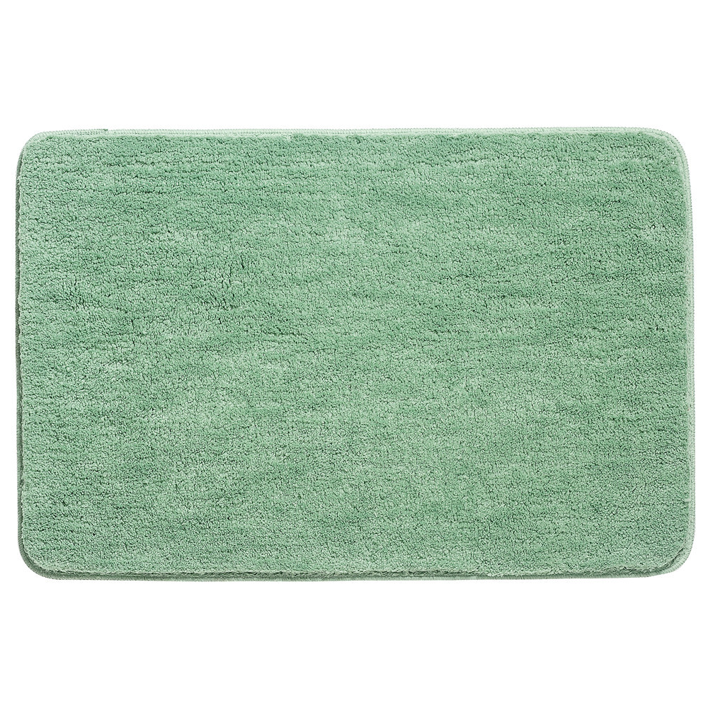 Badematte, Rutschfeste Badezimmermatte, Dicke Duschmatte, Saugfähig, Ultraweiche Mikrofaser, Schnelltrocknend, Maschinenwaschbar, Grün, 40 X 60 Cm