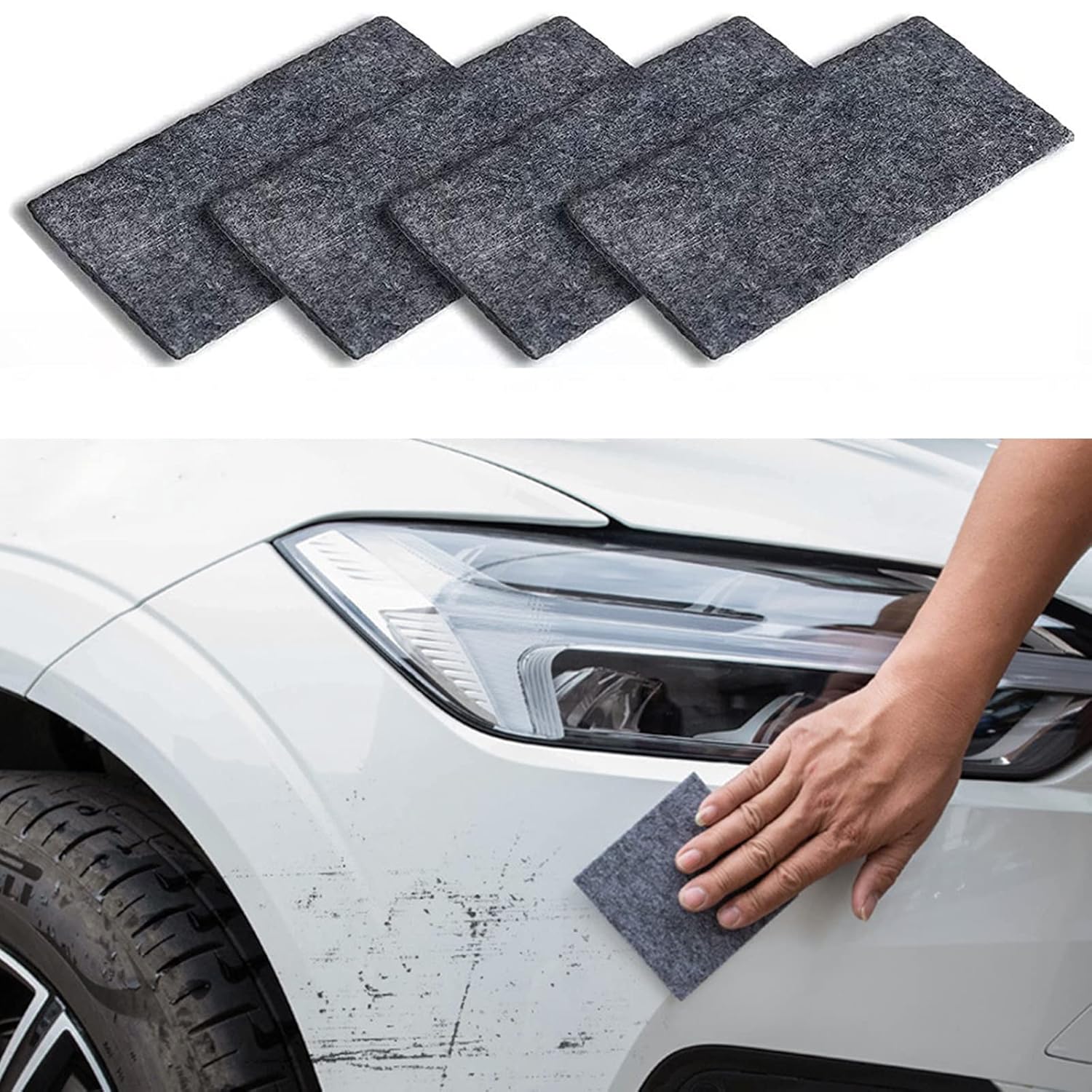Mikrofasertuch Und -wischtuch, Nano-glitzertuch Für Autos, Kratzerentferner Für Autos, Kratzerpoliertuch Für Autos, Multifunktionstuch Zum Polieren Von Oberflächen, Kratzerentfernertuch Für Autos, Nan