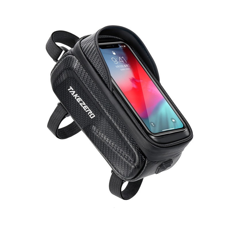 Fahrradtasche, Wasserdichte Fahrrad-telefonhalterung, 3d-eva-fahrrad-telefonhalterung, Fahrradzubehör, Empfindlicher Tpu-touchscreen Mit Sonnenblende Für 4,7-6,8-zoll-smartphones, 1 Stück