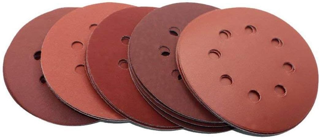 Schleifscheiben-set Mit 30 Schleifscheiben (125 Mm) Für Kreisschleifer, Glasplatten Und Polierpads In Den Körnungen 800/1000/1200/1500/2000 Zum Schleifen, Polieren Und Entrosten