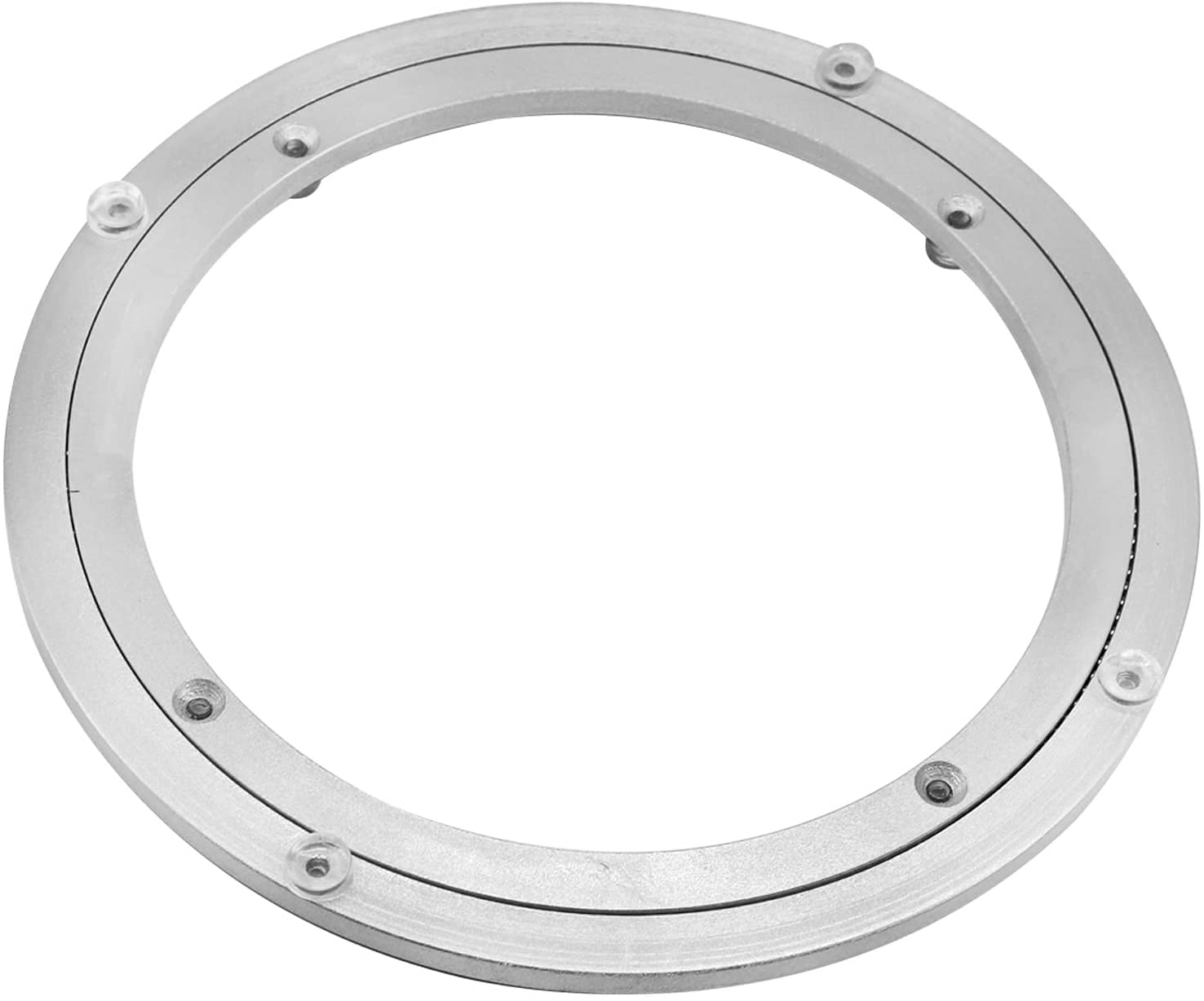 Lazy Susan-drehteller, Hochleistungs-drehteller Aus Aluminiumlegierung Mit Rotierenden Lagern, Glatter Runder Esstisch (18 Zoll)