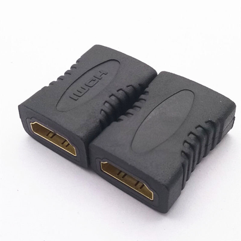Hdmi-koppler-adapter, 2er-pack Vergoldete Buchse Auf Buchse 4k Hdmi-koppler Hdmi-extender-adapter Und Stecker Für Schwachstromkabel