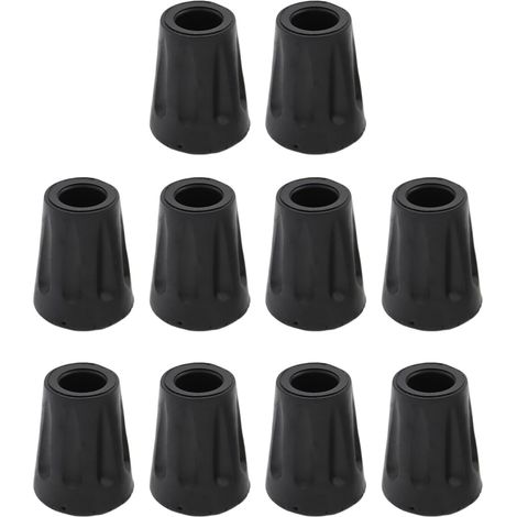 Set Mit 10 Schutzkappen Für Wanderstöcke – Universelle Schutzkappen Für Wanderstöcke – Gummihüllen Für Asphalt Und Schotter