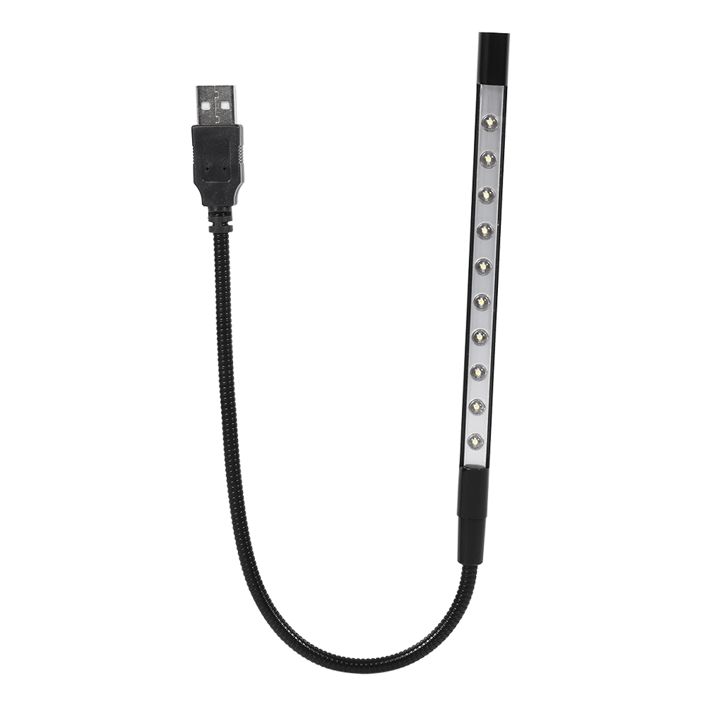 5v Flexible Mini Usb Led Leselampe Lampe Taschenlampe Für Laptop Pc Computer Tastatur Schwarz