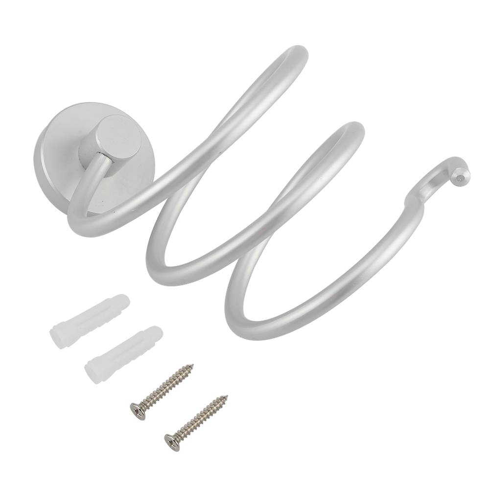 Aluminiumlegierung Wandhalterung Haartrockner Halter Lagerregal Badezimmer Organizer Regal