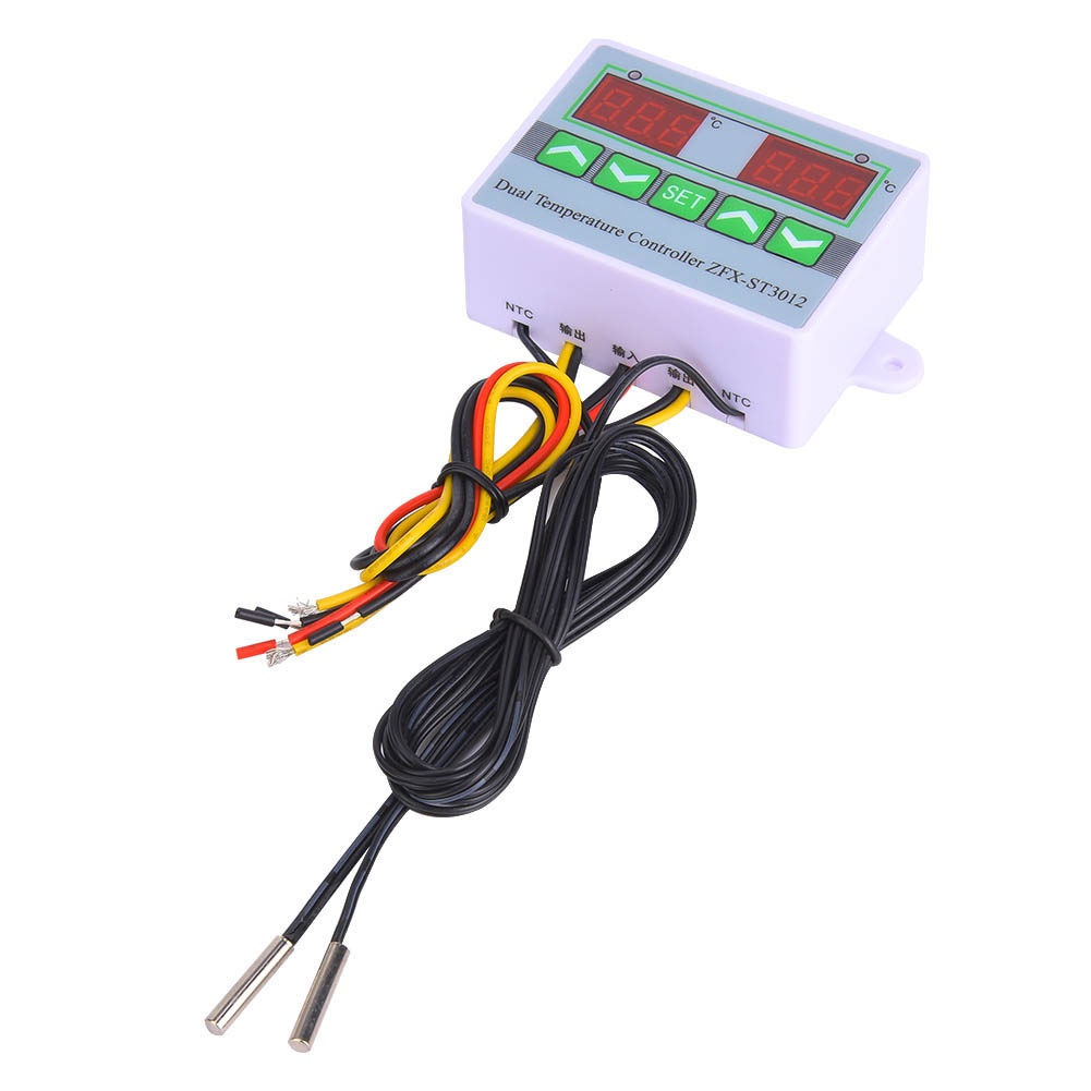 St3012 Temperaturregler, Intelligenter Digitaler Zweikanal-steuerschalter, Dc 12 V