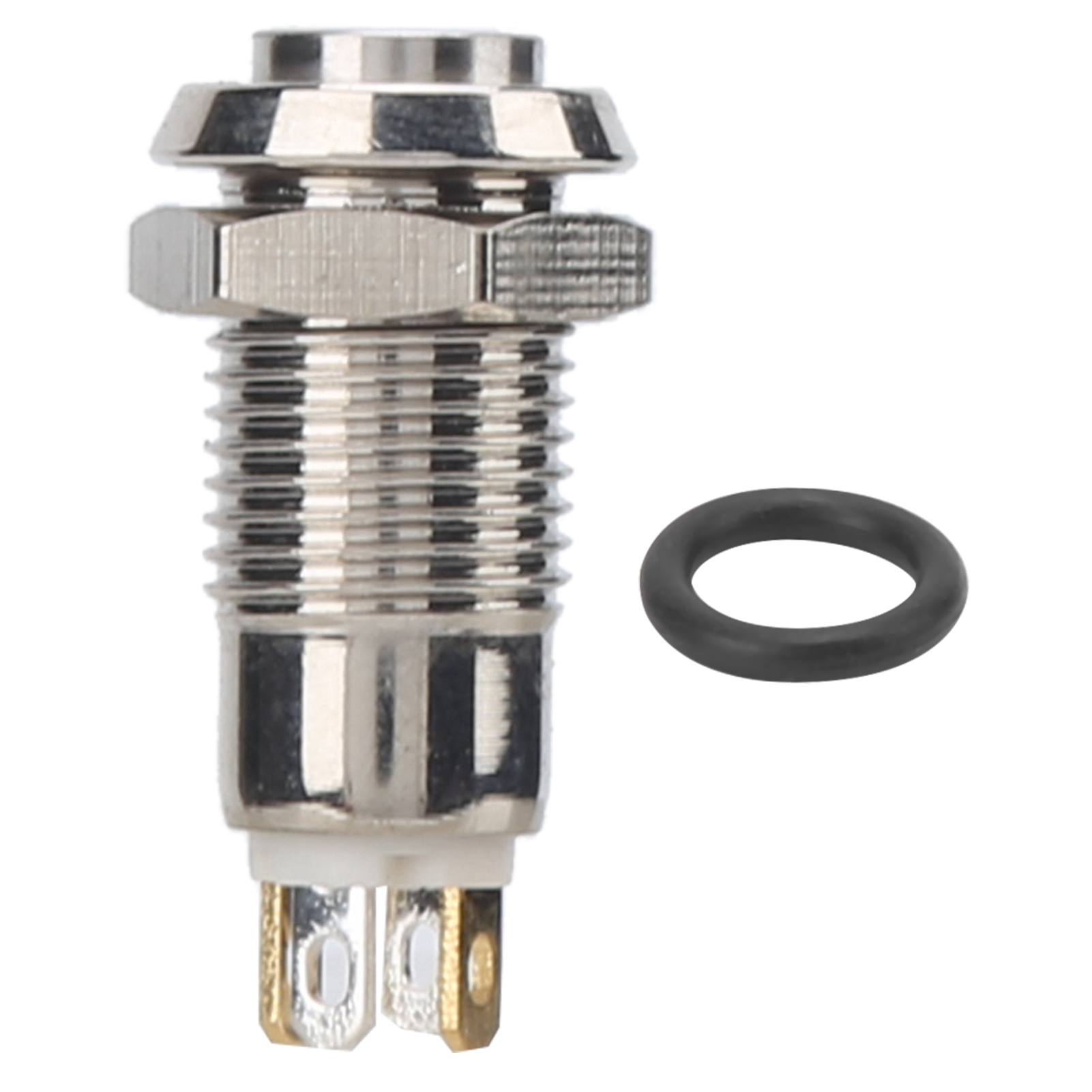 8mm Druckknopfschalter Ip65 Wasserdichter Edelstahl Start 3vweiß