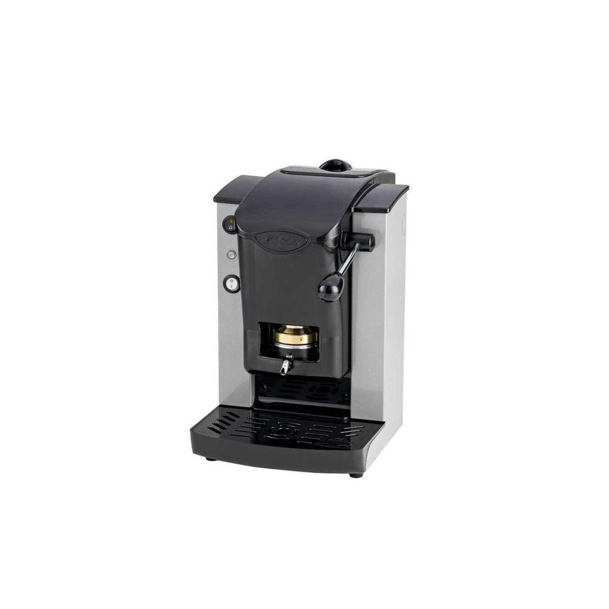 Faber Slot Plast Lite Kaffeepadmaschine Grau / Schwarz