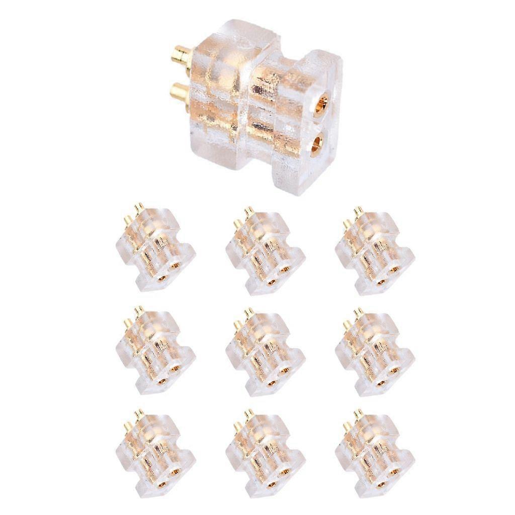 10 Stück/set 0,78 Mm 2-pin Weibliche 1964-buchse Für Verbesserte Kopfhörerkabeladapter