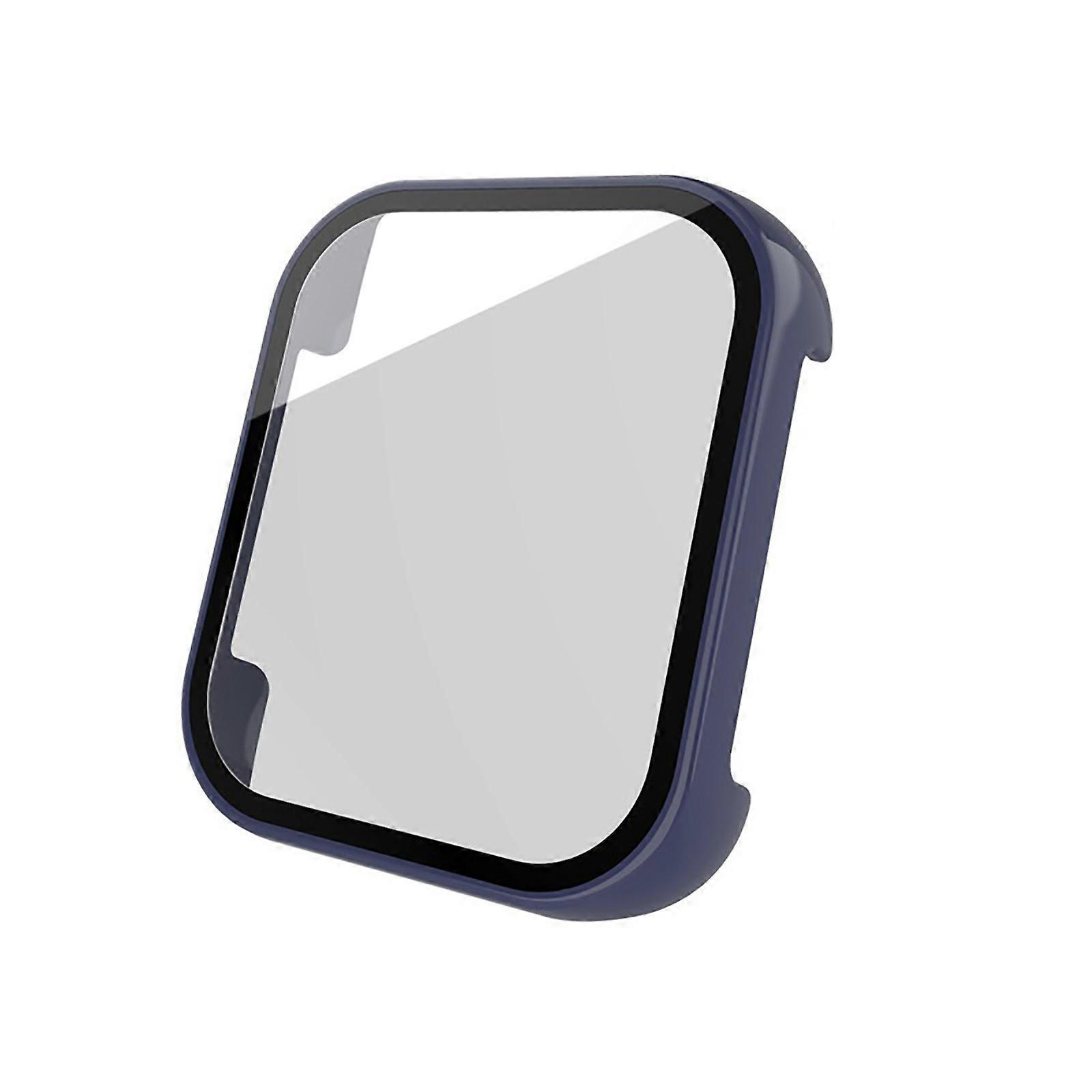Kratzfeste Displayschutzhülle Für Apple Watch Series 2 42/46 Mm – Einteilige Hülle – 42 Mm – Blau