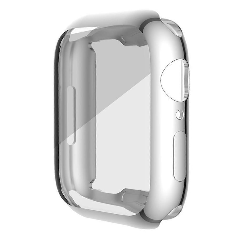 Weiche Schutzhülle Für Apple Watch Series 7 (41/45 Mm) – Stoßfester Schutz – Silber