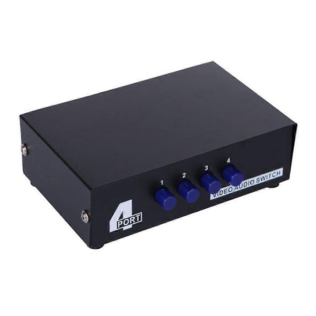 Composite Select Box 4-wege-videoschalter Für Mehrfachverbindungen Mit Anti-interferenz