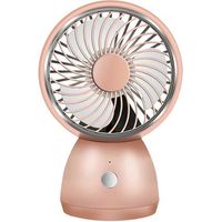 Tragbarer 3-stufiger Tischventilator, Mini-ventilator, 1200 Mah Usb-akku
