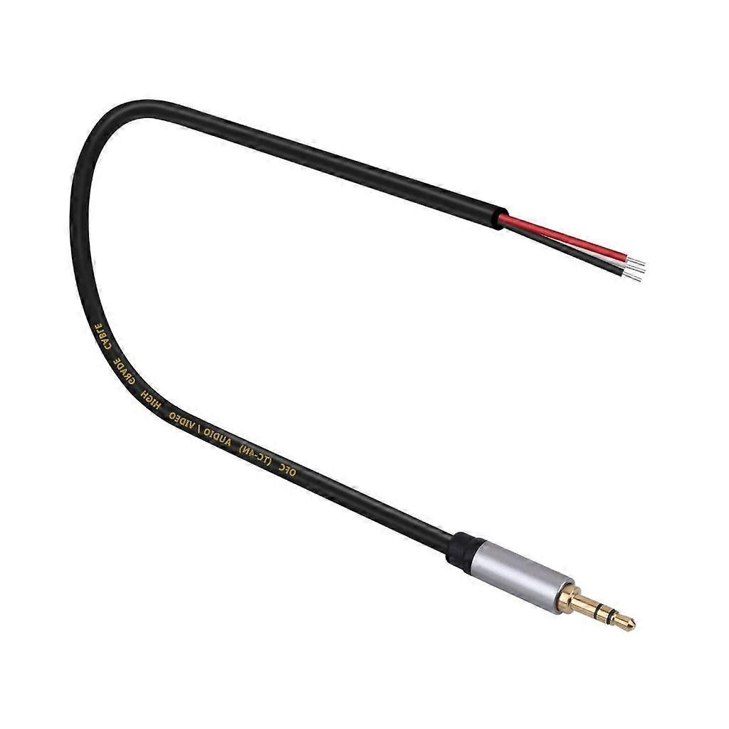Kompakte 3,5-mm-klinkenstecker Zum Öffnen Blanker Kabel Für Kopfhörer- Und Lautsprecheranschlüsse