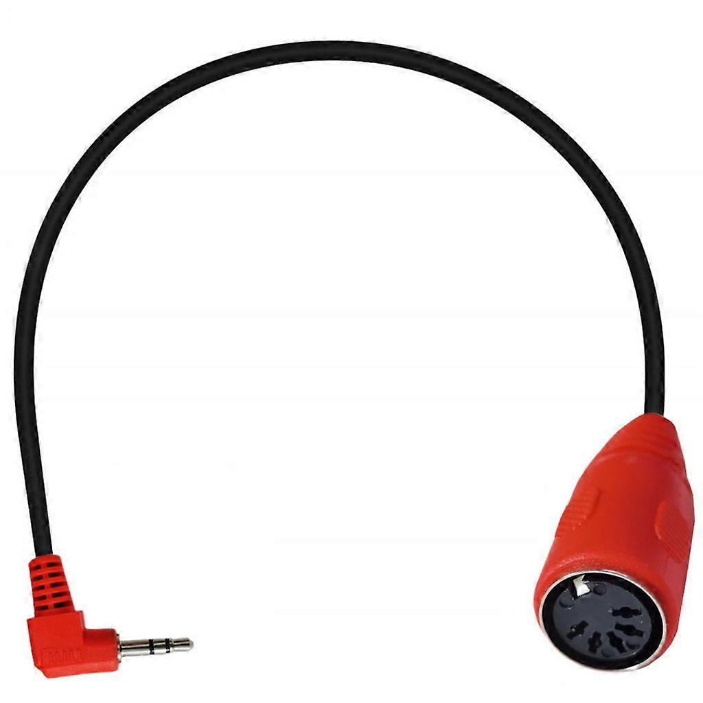 90°-winkelstecker Auf Trs 3,5-mm-klinkenstecker Auf Din 5-pin-buchse Adapterkabel Für Kopfhörer