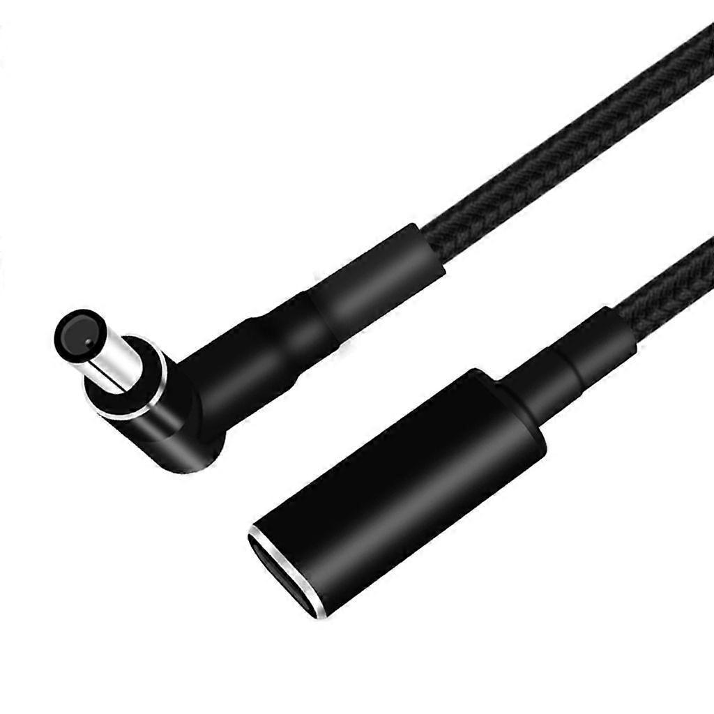 Usb-c-stecker Auf Dc 6,5 X 4,4 Mm Stecker (6,5 Mm X 4,4 Mm) – Stromkabel Für Laptops (100 W)