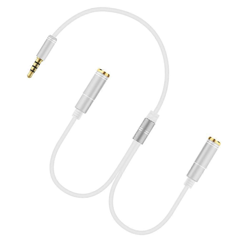 Doppelkopfhöreradapter, 30 Cm Langes Audio-splitterkabel, 3,5-mm-audio-line-controller