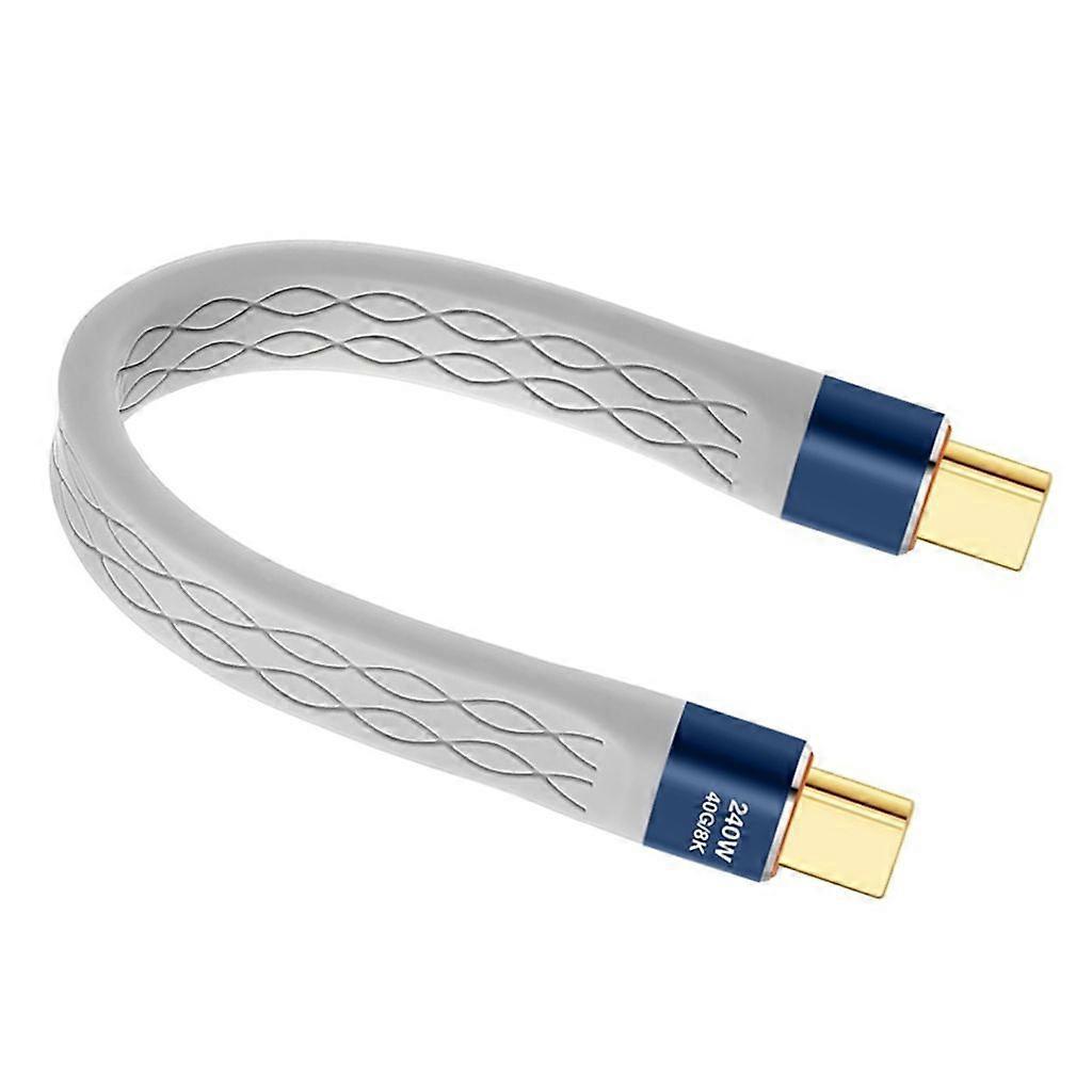 Usb-c 240w, 40 Gbit/s Typ-c Kurzes Datenkabel Schnellladen Für Laptop Und Smartphone