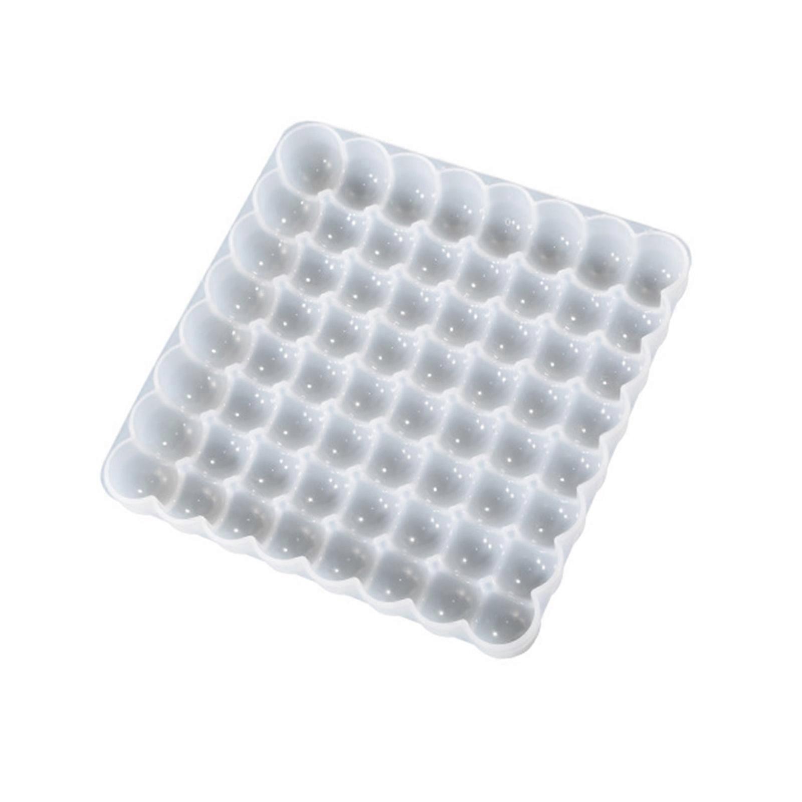 Halbperlenförmige Epoxidharzform Für Untersetzer, Tischsets Und Wohnaccessoires