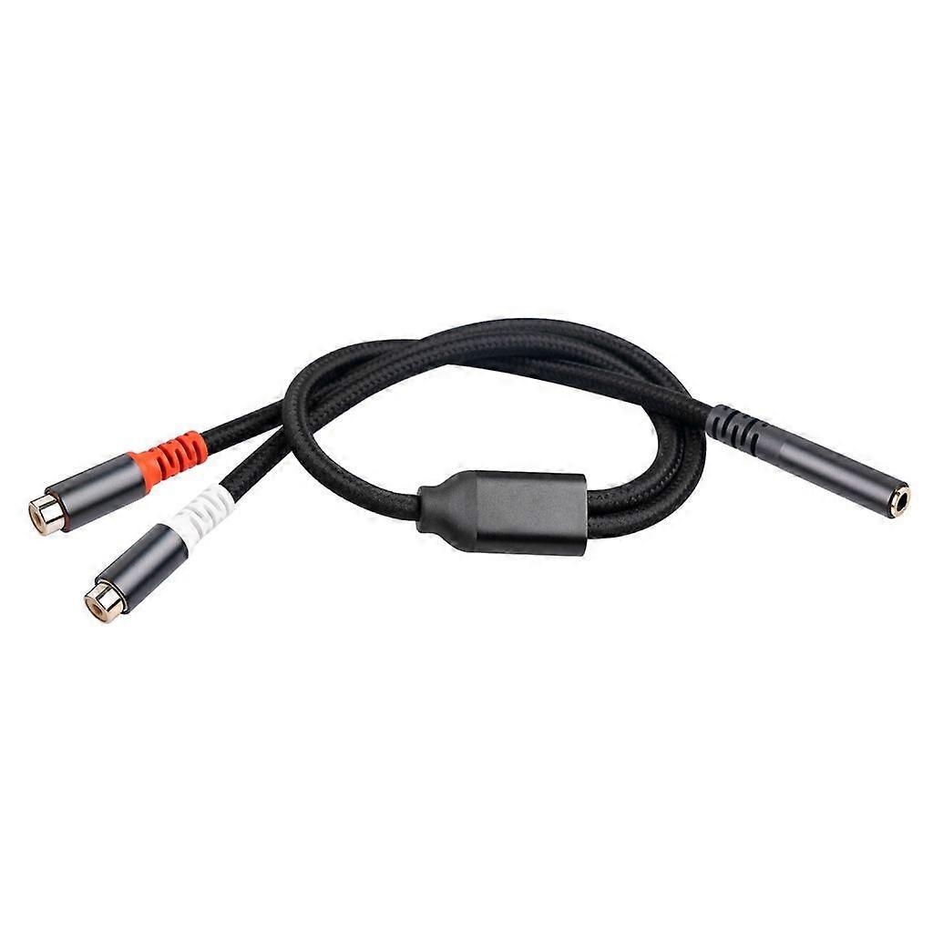 3,5-mm-klinkenbuchse Auf 2 Cinch-buchsen Stereo-musikkabel Y-adapterkabel Für Mp3-tablet