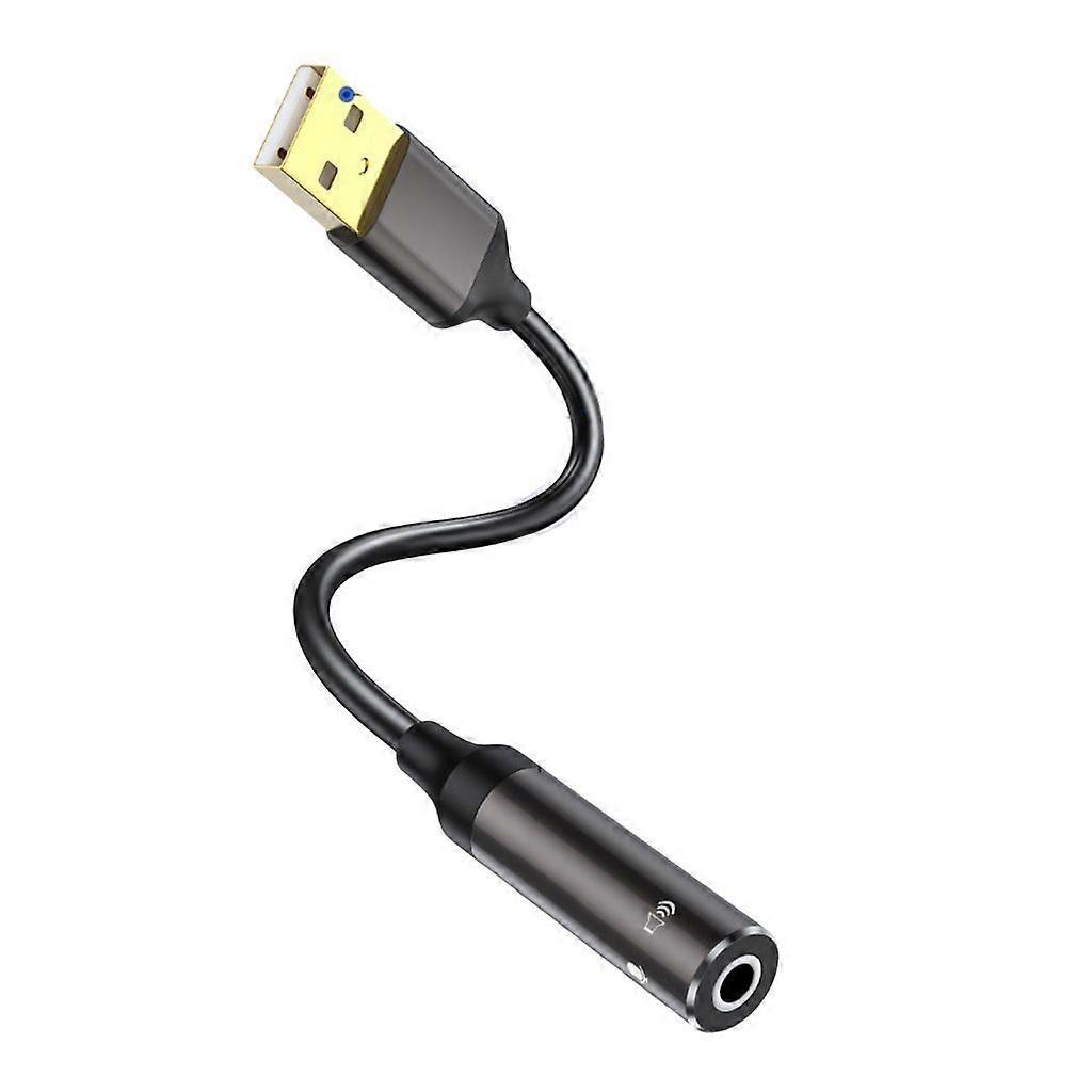 Usb-auf-3,5-mm-audioadapter Für Pc/laptop Mit Anschluss An Externe Soundkarten