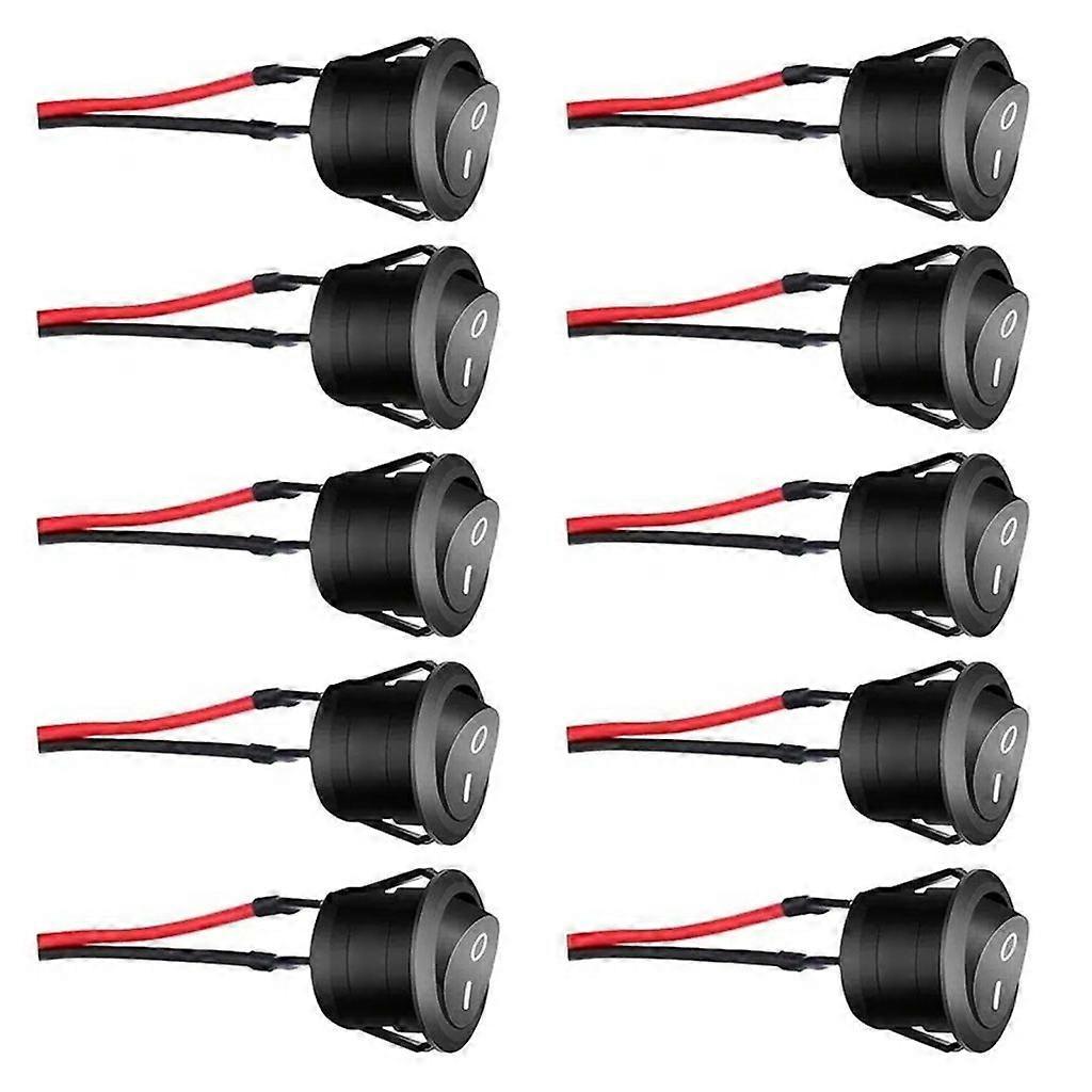 Runder Kippschalter (23 Mm) Für Ein/aus, 12 V, 2-polig, Für Kfz-bereich