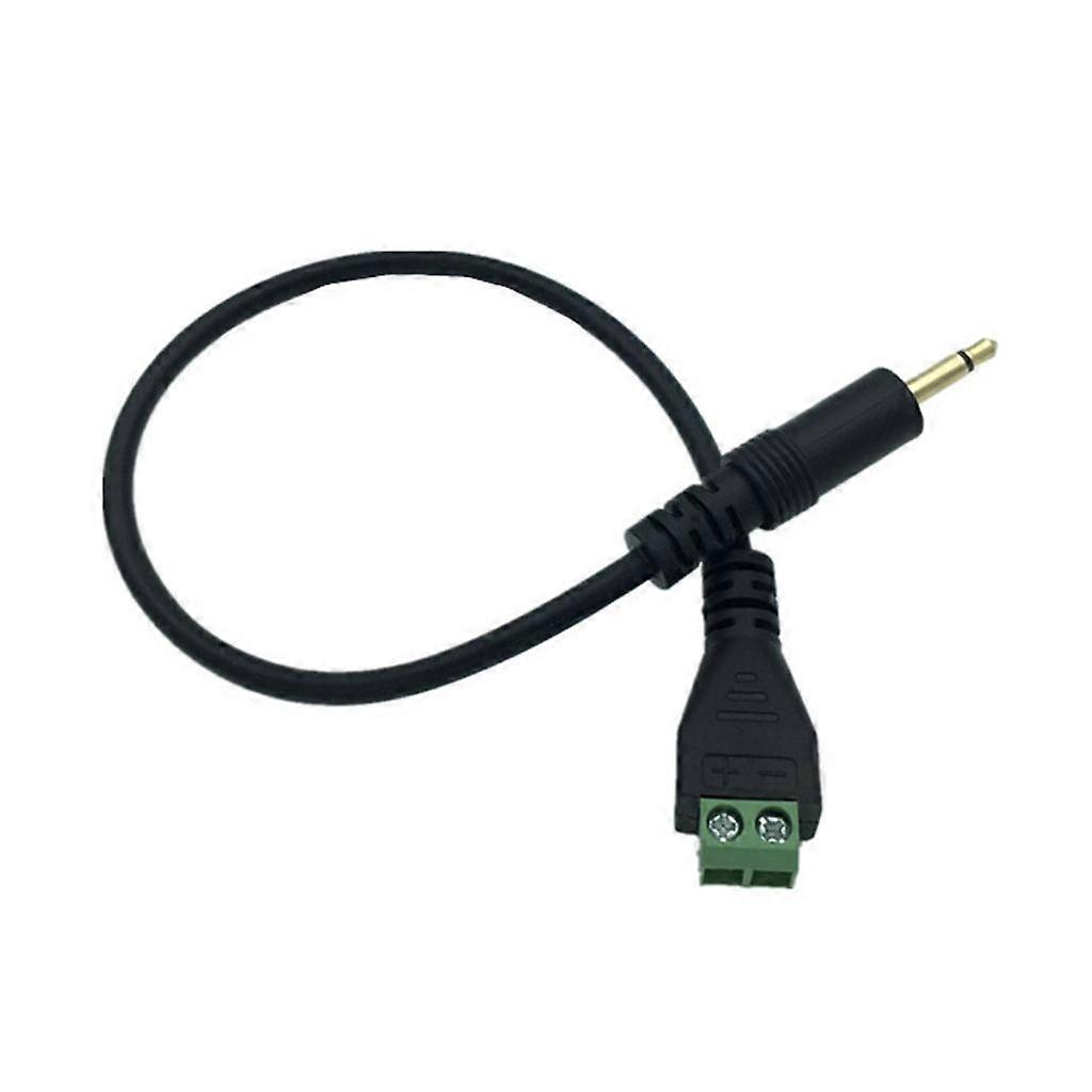 3,5-mm-tsmono-stecker Auf 2-polige Schraubklemmenbuchse Aux-kopfhörer-vorschaltgerät