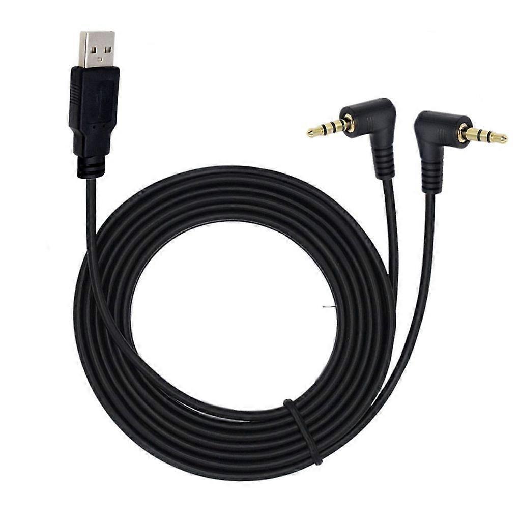 3,5-mm-klinkenstecker-auf-usb-2.0-audiokabel (kopfhörer Auf Usb) Für Alle 3,5-mm-geräte