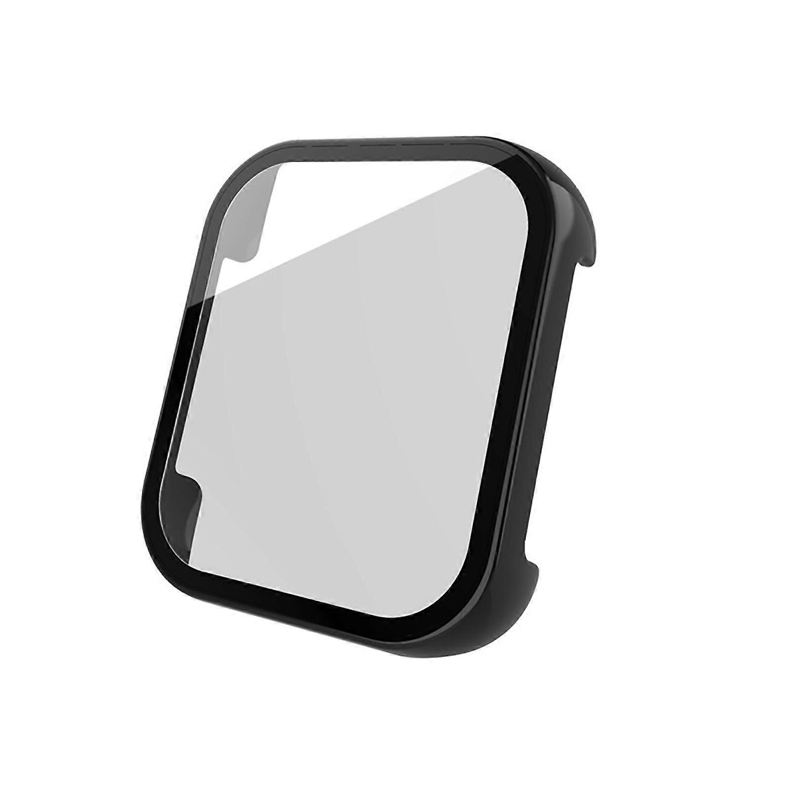 Kratzfeste Displayschutzhülle Für Apple Watch Series 2 42/46 Mm – Einteilige Hülle – Schwarz