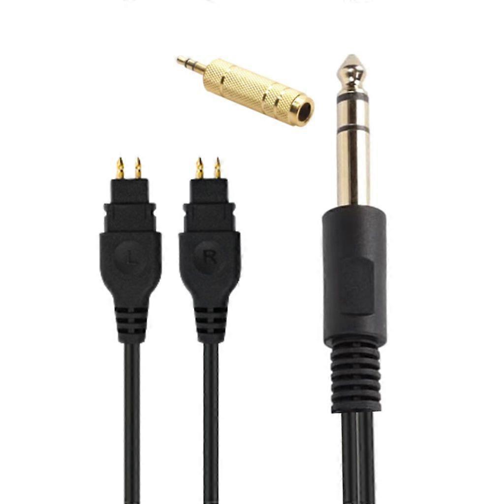 6,35-mm-auf-2-pin-kopfhörerkabel Mit 3,5-mm-adapter Für Hd580- Und Hd600-ohrhörer