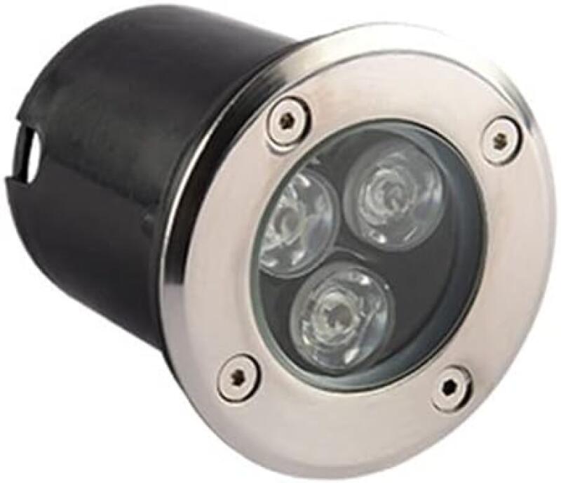Led-einbaustrahler, 3 Watt, Schutzart Ip65, Weißes Licht, Außenbeleuchtung, Integrierter Transformator, Geeignet Für Gehwege Und Terrassen