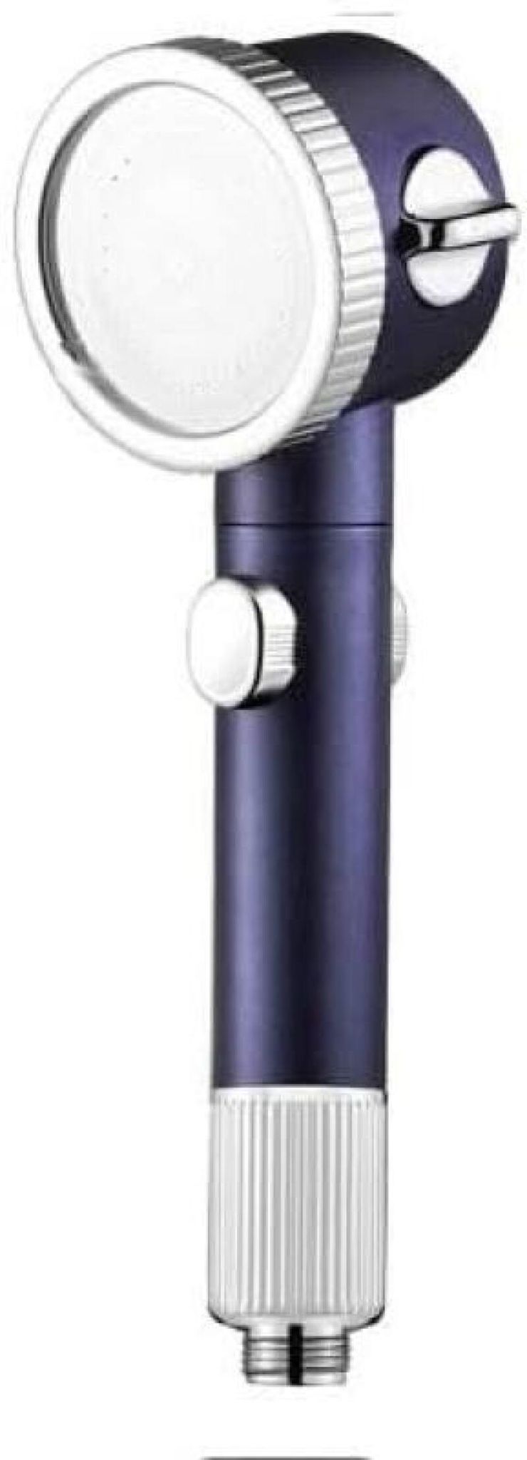 Dreistrahl-handbrause – Violett – Integrierter Düsenstopper – Galvanisierte Halterung