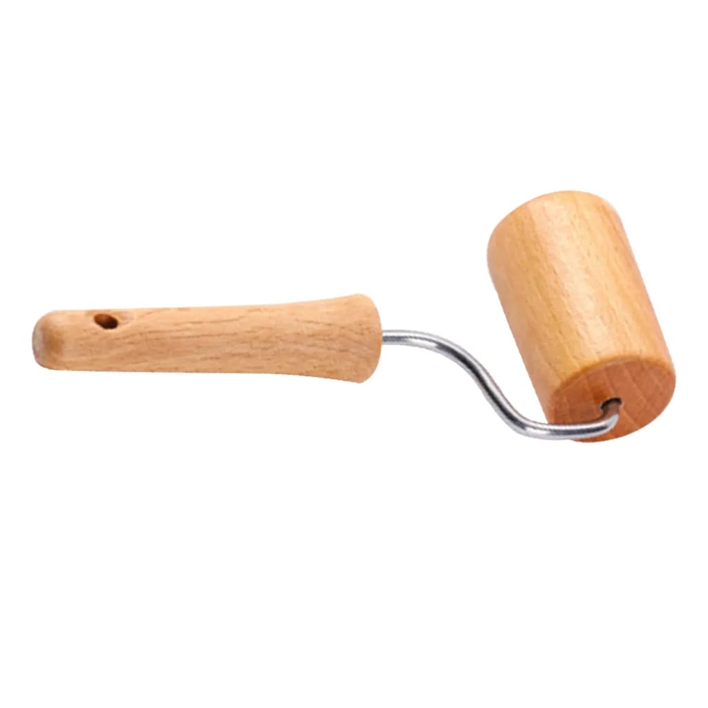 Nudelholz Klein 7,8 X 4,4 X 19 Cm Nudelholz Buchenholz Leichtlaufmechanik