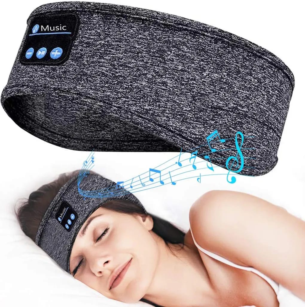 Schlafkopfhörer Bluetooth Geschenke Für Frauen/männer - Schlaf Kopfhörer Personalisierte Geschenke Sleepphones Mit Ultradünnen Hd Stereo Lautsprecher, Super Weich Schlafkopfhörer Für Schlaf, Tinnitus
