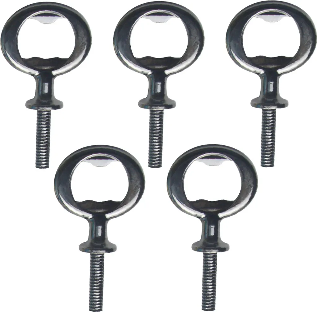 Flaschenöffner Aus Metall, Blanker Edelstahl, Flache Flaschenöffner-einsätze, Bieröffner-hardware Mit Gewinde, Schwarz
