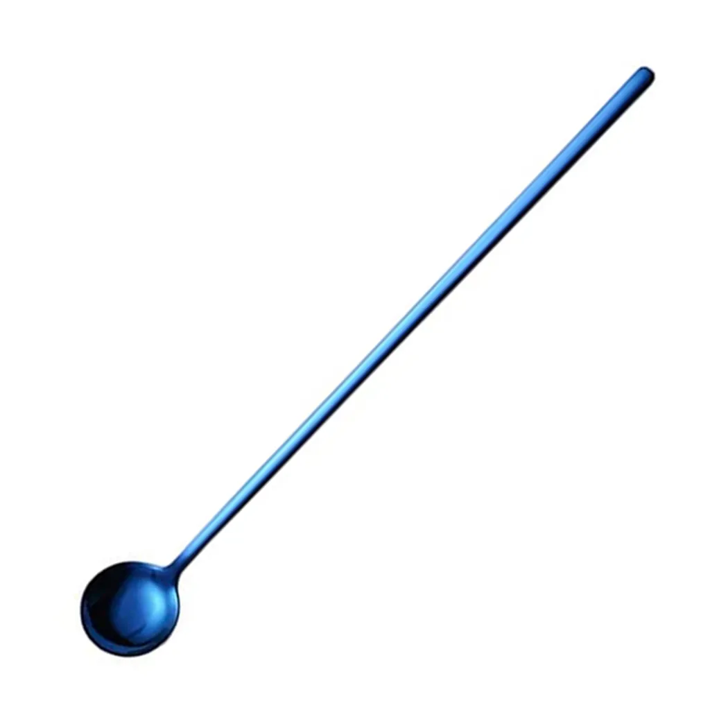 Latte Macchiato-löffel-set, 6-teilig, 24 Cm – Lange Löffel Für Cocktails Und Desserts, Polierter Edelstahl, Spülmaschinenfest