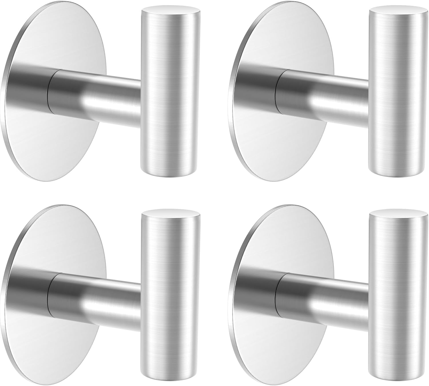 Selbstklebende Handtuchhaken, Handtuchhaken Aus Aluminium Für Badezimmer/wandhaken Zum Aufhängen, Selbstklebende Wandhaken Für Mäntel Und Bademäntel, Duschhandtuchhaken (gold, 4-teiliges Set - Selbstk