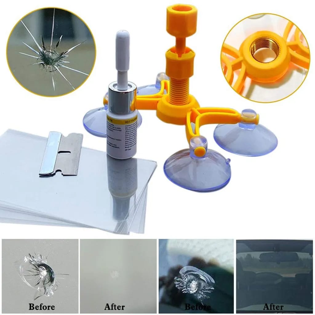 Auto-windschutzscheiben-reparatur-set – Windschutzscheiben-chip-reparatur-set Mit Windschutzscheiben-reparatur-harz Zum Reparieren Von Autoglas-windschutzscheiben-riss-chip-kratzer