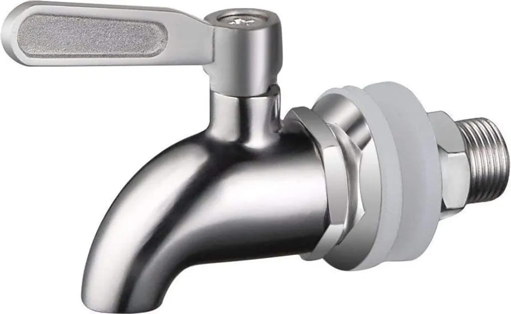 Stück Getränkespender, Zapfhahn, Edelstahl, Stahl, Zapfhahn, 16 Mm (silber)
