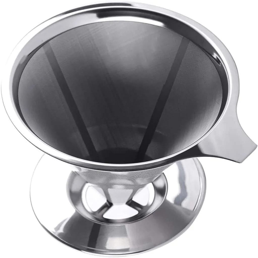 Edelstahl Wiederverwendbare Kaffee Filter, Zum Aufbrühen Für Bis Zu 4 Tassen