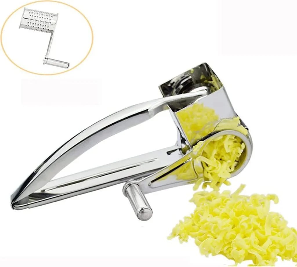 Parmesanreibe, Parmesanmühle, Käsereibe Mit Kurbel, Edelstahl, Spülmaschinengeeignet