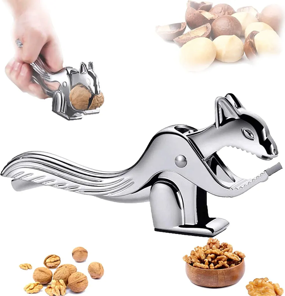Eichhörnchen Nussknacker,nussknacker Stahl,nussknacker Walnüsse,effort-saving Opening Nuts,länge: 17,5 Cm, Designte Nuss-knacker,gusseisen-nussknacker Im Eichhörnchen-design,zinklegierungsmaterial