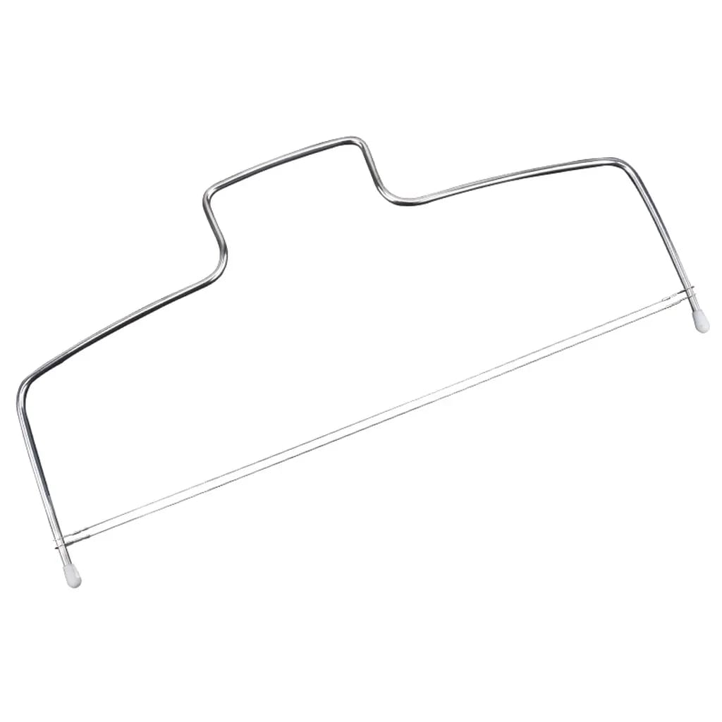 Tortenschneider, Edelstahl 2-draht, Höhenverstellbarer Tortenbodenschneider, Spülmaschinengeeignet, 3 Cm, Silber