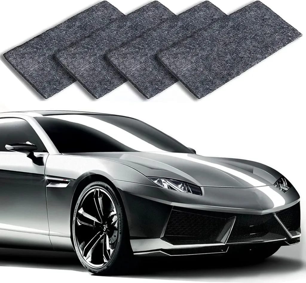 Nano Sparkle Tuch, Magic Nano Sparkle Tuch Fš¹r Auto Kratzer Entfernen Reparatur,nanomagic Tuch Car Scratch Remover Fš¹r Reparatur(4 Stš¹ck)